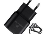 Volkano Volt M series 2A USB Wall Charger - Black with Micro USB