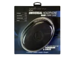 Volkano Shell series elliptical headphone case - black