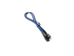 BitFenix Alchemy Multisleeved Cable - 30cm - Internal USB Header Extension Cable - Blue