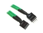 BitFenix Alchemy Multisleeved Cable - 30cm - Internal USB Header Extension Cable - Green
