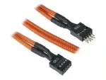 BitFenix Alchemy Multisleeved Cable - 30cm - Internal USB Header Extension Cable - Orange