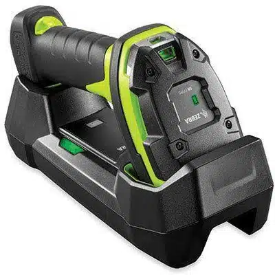 Zebra 1D/2D Laser Handheld Bar Code Reader Black and Green