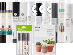 Cricut Iron On Bundle Includes: Iron on; Vinyl; Pens; Transfer tape; writable vinyl; printable vinyl