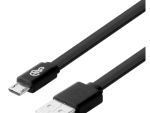 Pro Bass Energize series Packaged Micro USB Cable- Black1.2m