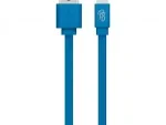 Pro Bass Energize series Packaged Micro USB Cable- Blue 1.2m