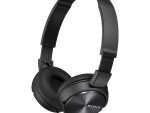 Sony MDR-ZX310AP (Black) Folding Aux Headphones with Mic