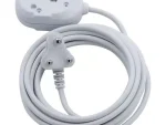 Switched Basics 5m Heavy Duty BTB Extention Cable 2 x 16A Socket - White
