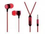 Volkano Earphones with Mic -METALLIC SERIES - Red