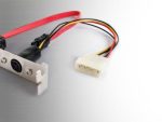Icydock Hybrid External e SATA + AC Power Connector on PCI