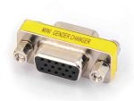 Astrum HD15 Vga Female to Female Adapter PA220 Silver