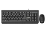 Astrum Wired Keyboard + Mouse Combo KC130 Black