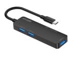 Astrum USB Type-C Extension Hub + TF / SD Card Reader UH030 Black