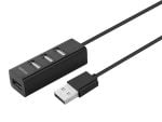 Astrum 4 ports USB2.0 High Speed Extension Hub UH050 Black