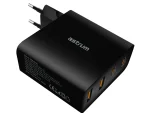 Astrum Pro PD100 Dual USB-C + USB 100W PD GaN Charger PD100 Black