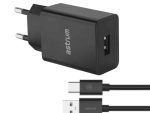 Astrum PRO U20 USB 10W Charger + Type-C USB Cable U20 Black