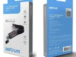 Astrum Usb to Apple 8 pin Lightning Card Reader MFI AA230 Black / Grey
