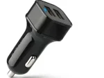 Astrum Dual USB Car Charger 24W CC340 Black / Black