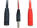 Astrum Aux 3.5mm Headphone And Mic Splitter Adapter Cable AS004 0.2 meters
