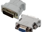 Astrum DVI-I to Vga 24+5 pin Male to Female Adapter  PA240 Baige