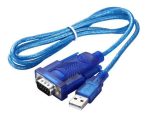 Astrum USB to RS232 DB9 Serial Adapter PA340 Blue
