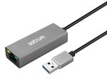Astrum Usb Male to Ethernet Lan Adapter NA400 Grey / Black