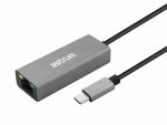 Astrum Usb Type-C to Ethernet Lan Adapter NA450 Grey / Black
