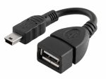 Astrum Usb to Mini Usb OTG Female Cable OC020 0.2 meters