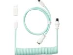 Keychron Coiled Aviator Cable - Mint/Straight