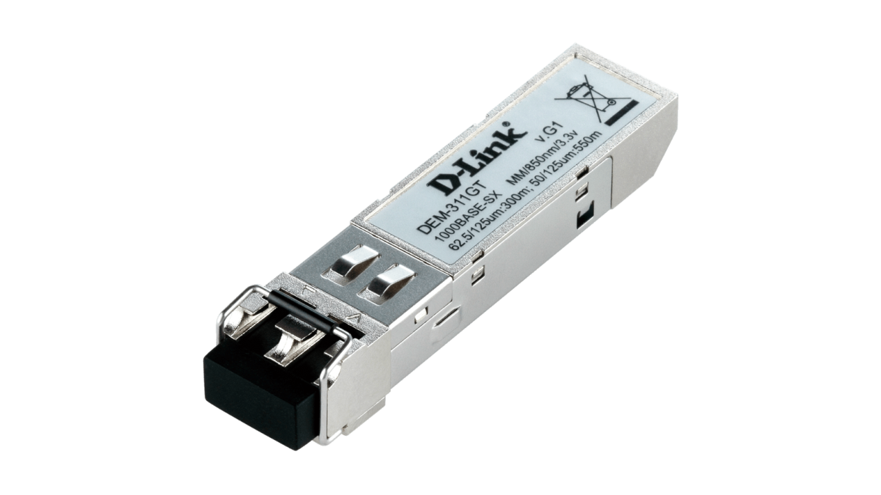 D-Link 1 Port GBIC SX Multi Mode Fiber Module 550M