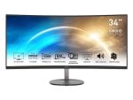 MSI Pro MP341CQ Professional Monitor 3440x1440 (UWQHD) VA 1ms 100Hz HDMI Black