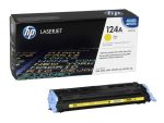 HP 124A Yellow Original LaserJet Toner Cartridge;~2;000 pages. . (Colour LaserJet 2600n ).
