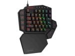 Redragon Diti Elite Pro One-Handed RGB Wireless Mechanical Gaming Keyboard - Black