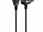 Volkano Presto series Power Cable 3 pin IEC to Type-M 1.8m 10A - black