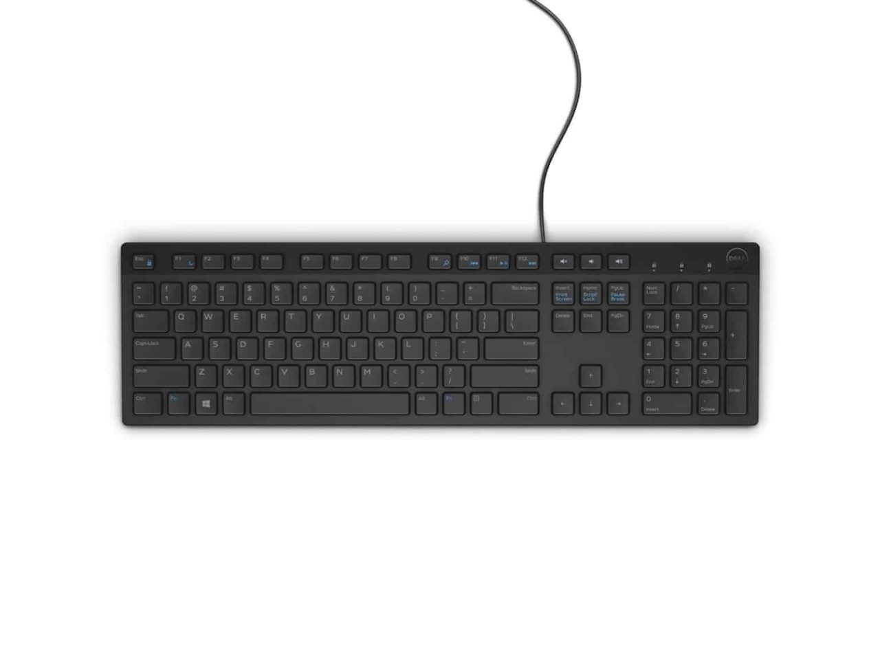 Dell KB-216 Multimedia USB Keyboard Black
