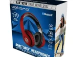 Volkano Impulse Series Bluetooth Headphones - Red