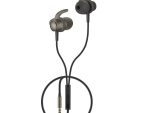 Volkano Titanium Series AUX Earphone - Gun Metal