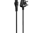 Volkano Presto series Power Cable 3 pin Clover  to Type-M 1.8m 2.5A - black