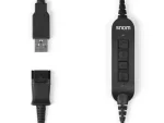 Snom USB Quick Release Adapter for A100M, A100D and PC - Integrated volume and call buttons.