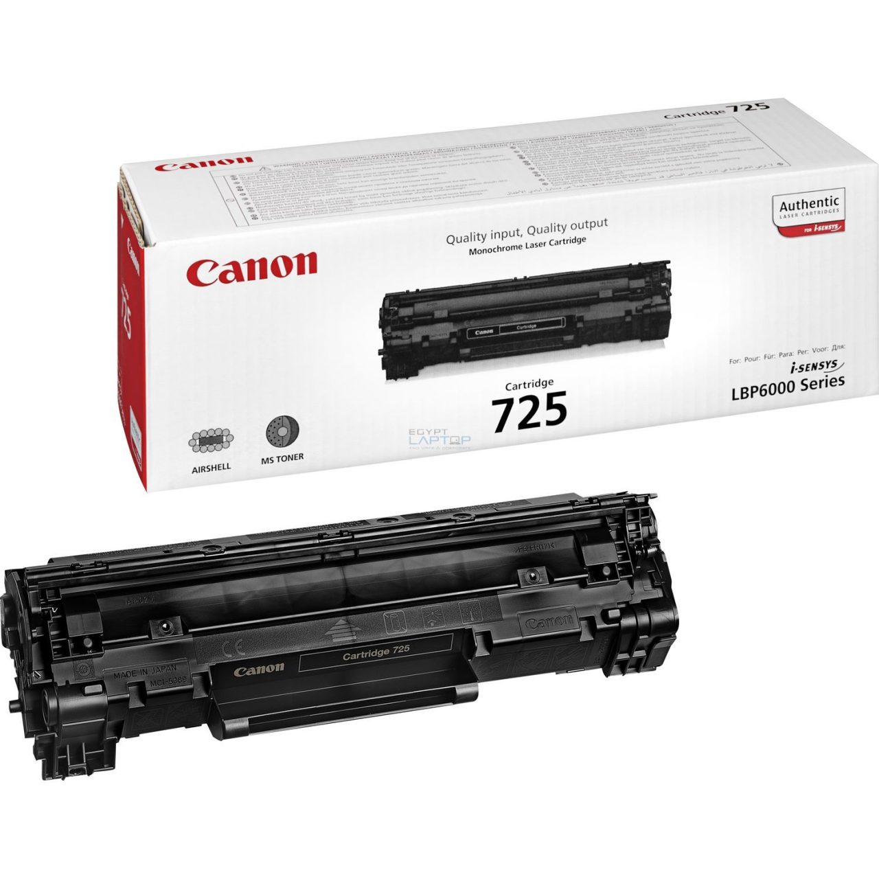 Canon 725 Black Laser Toner Cartridge 1600 Pages