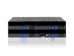 Icydock MB524SP-B Black Mobile Rack for Up to 4x 9.5mm 2.5" SATA6G /SAS