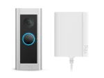 Ring Video Doorbell Pro 2 Plug-in Nickel Satin Steel