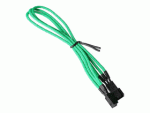 BitFenix Alchemy 3-pin Fan Sleeved Extension Cable - 90cm, Green