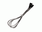 BitFenix Alchemy 3-pin Fan Sleeved Extension Cable - 90cm, Silver