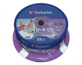"Premium Quality 25S/8:V43667 Printable DVD+R DL - Store &amp; Share with ...