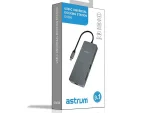 Astrum 9 in 1 Type-C Docking Station DA090 Grey / Black