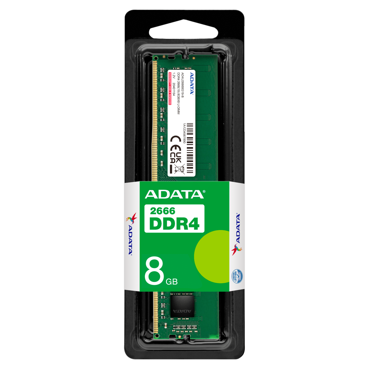 Adata Premier DDR4 2666MHz U-DIMM Memory 8GB