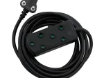 Switched 10m Light Duty SBS Extension Cable  10m - Black
