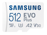 Samsung Evo Plus MB-MC512SA Class 10 UHS-I U3 A2 V30 512 GB Micro SD Card