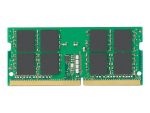 Kingston DDR4 2933MT/s Non-ECC Unbuffered SODIMM CL21 2RX8 1.2V 260-pin 16Gbit
