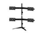 Aavara new design DS410 is a Quad LED/LCD Monitor stand, featuring a wide angle of +/- 15 degree Tilt